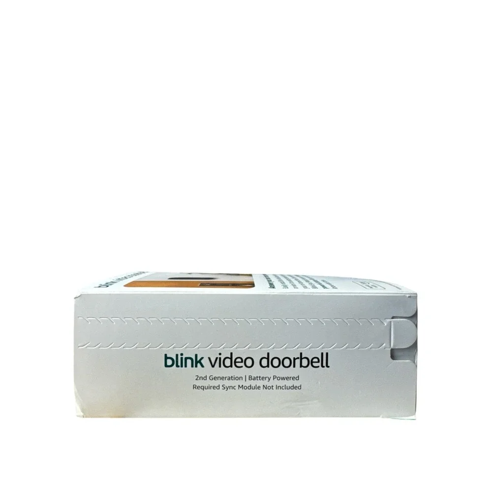 Blink Video Doorbell Black HD Battery Powered Two-Way Audio Alexa Compatible NIB